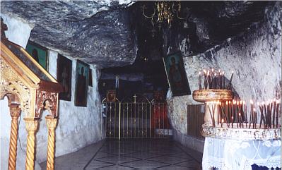 Cave where the Prophet Elias took refuge from Queen Isabella