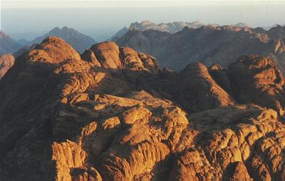 View from the top of Mount Sinai