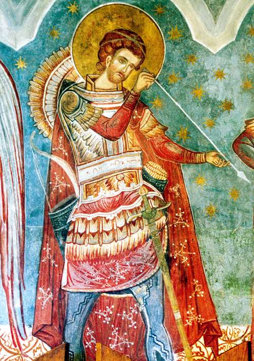 St. Dimitrie Church Fresco, Suceava, Romania (3)