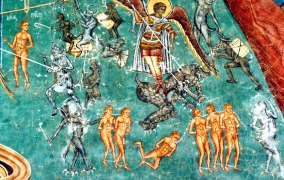 The Last Judgement - Voronet Monastery Fresco - Romania (5)