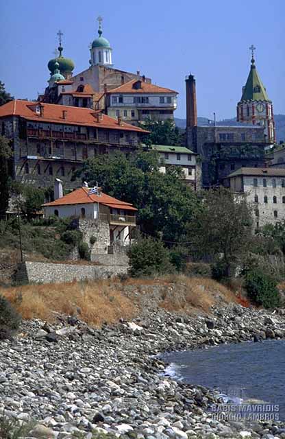 A general view of the monastery from the sea (2)