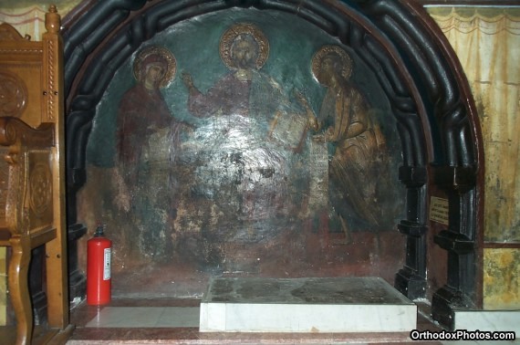Inside the Church of the Cetatuia Monastery, Iasi, Romania (9)