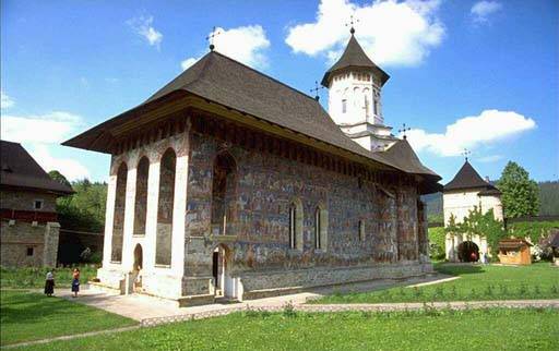 South view - Moldovita Monastery, Romania