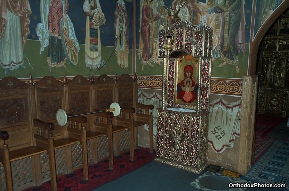Inside the Church of the Petru Voda Monastery, Iasi, Romania (5)