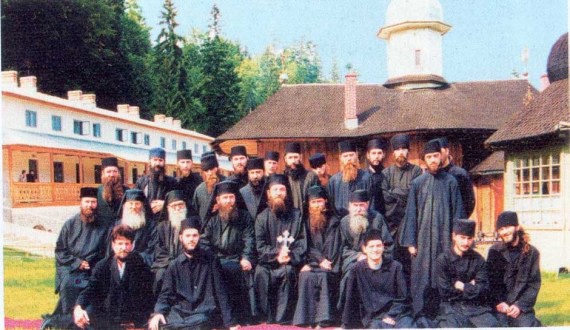 The Sihla Monastery monks (Romania)
