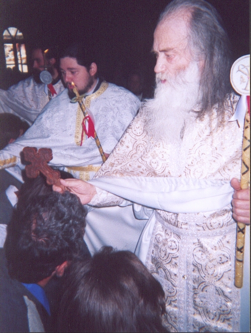 Fr. Iustin during Great Entrance - Divine Liturgy (5)