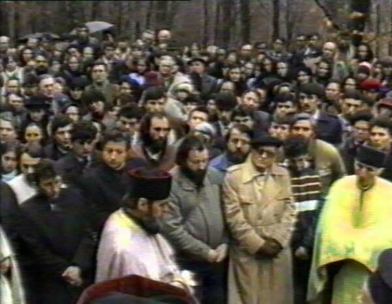 The funeral of monk Nicolae (2)
