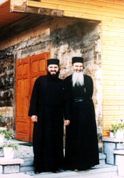 Fr. Rafail Noica and Fr. Dionisie of Albac Monastery 