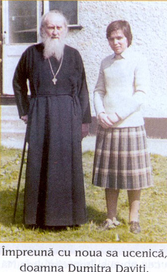Fr. Sophrony and one of his disciple, Dimitria Daviti