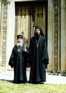 Bishop Artemy and Abbot Theodosios of Visoki Decani Monastery, Serbia