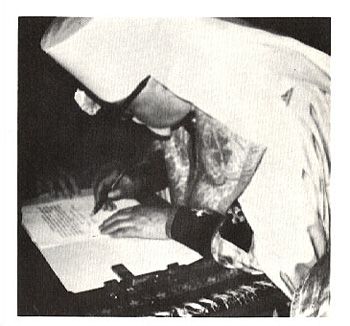 1. Metropolitan Ireney signs the Act of Intent to Canonize, 1969