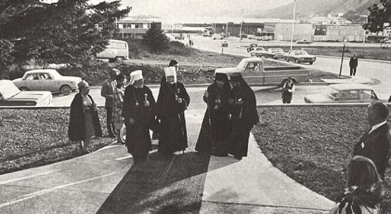 9. The hierarchs walking to church