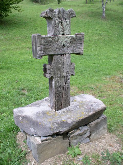 Wooden Cross (moved) - 'Valea Larga' village