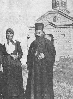 St. Nikolai Velimirovich together with his mother