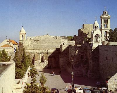 Outside view of the Church of the Nativity