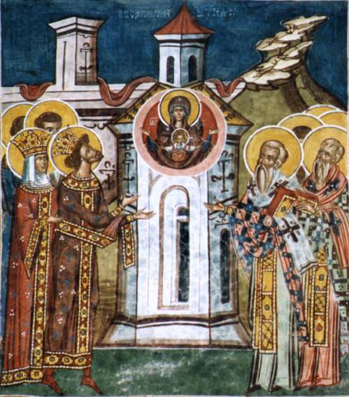 Moldovita Monastery Fresco - Romania (2)