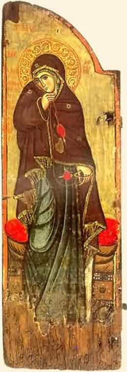 Mother of God (iconostas door panel)