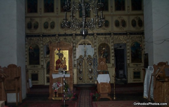 Inside the Church of the Barnova Monastery, Iasi, Romania (1)