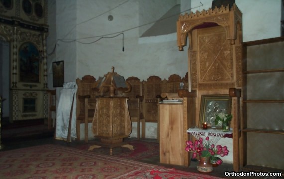 Inside the Church of the Barnova Monastery, Iasi, Romania (2)