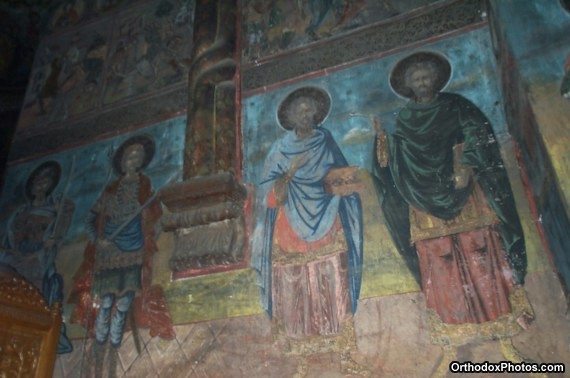 Inside the Church of the Cetatuia Monastery, Iasi, Romania (16)