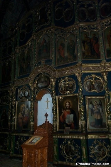 Inside the Church of the Cetatuia Monastery, Iasi, Romania (2)