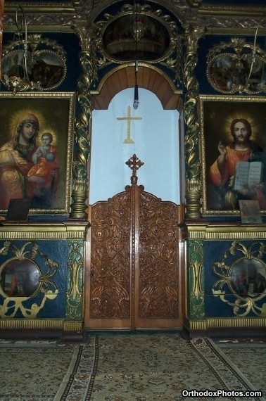 Inside the Church of the Cetatuia Monastery, Iasi, Romania (3)