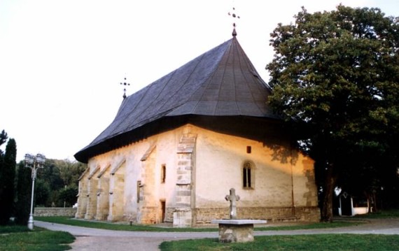 St. Nicholas Church, Bogdana Convent, Radauti, Romania (west view)