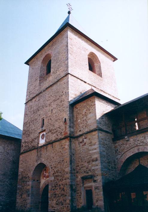 External wall tower - Dragomirna Monastery, Suceava, Romania