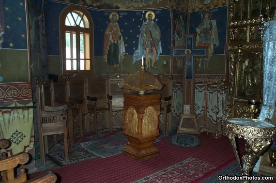 Inside the Church of the Petru Voda Monastery, Iasi, Romania (3)