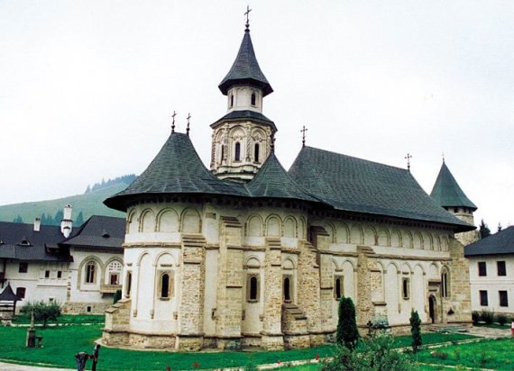 South view - Putna Monastery, Romania