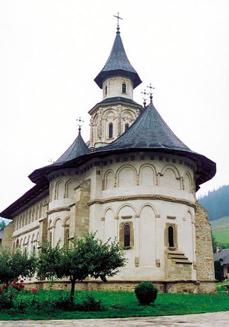 East view - Putna Monastery, Romania