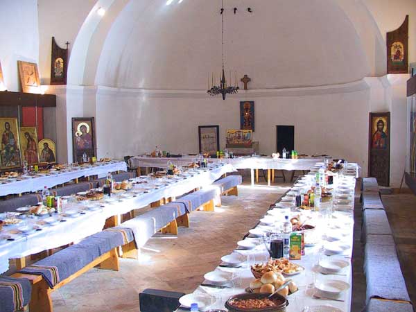 Monastery Refectory, Visoki Decani Monastery, Serbia (1)