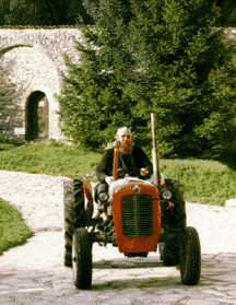 Monks have always been known as keen farmers, Visoki Decani Monastery monk, Serbia