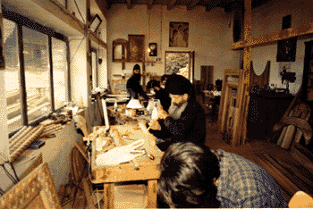 Woodcarving, Visoki Decani Monastery, Serbia