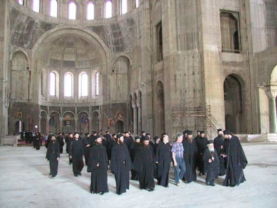 Visit to the Cathedral of St. Sava in Belgrade, Serbia, the largest Orthodox Church in the world