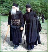 Fr. Cleopa with his cell-disciple, Fr. Iachint (34)