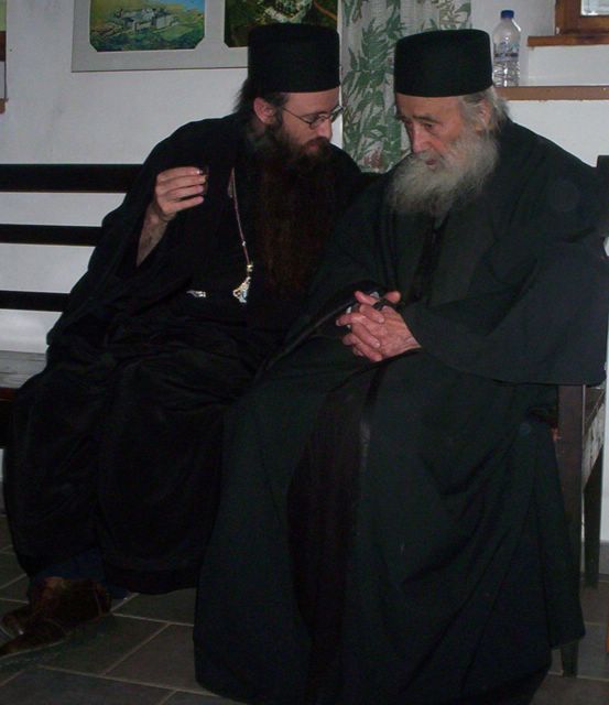 Bishop Siluan and Fr. Petroniu