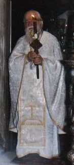 Fr. Sofian during a divine service (2)