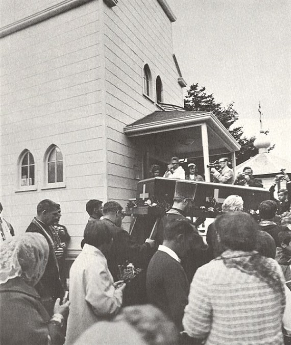 23. Saturday All-Night Vigil. August 8, 1970. Procession at the Litiya