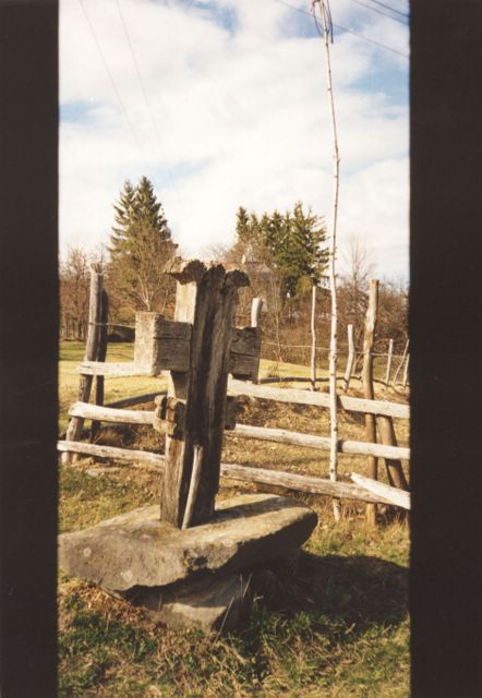 Wooden Cross (fence) - 'Valea Larga' village