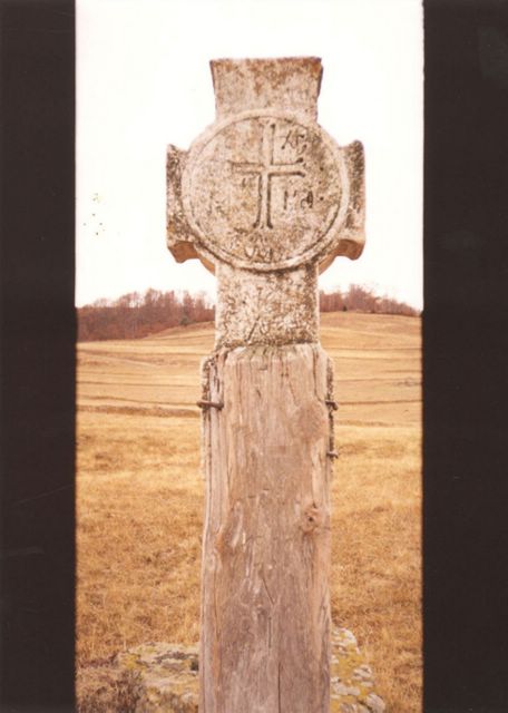 Cross (stone & wood)