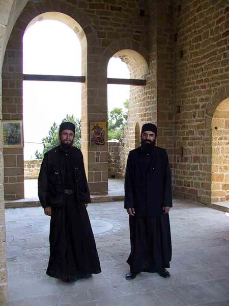 Frs. Vasilije and Fr. Mardarije, Djurdjevi Stupovi Monastery, Serbia